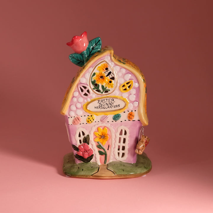 Clayworks Easter Bunny Headquarters Candle House