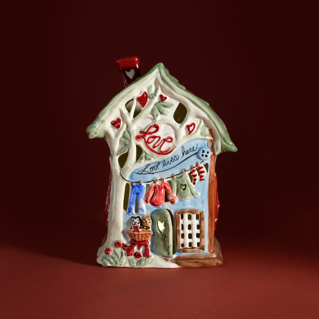 Love Lives Here Candle House