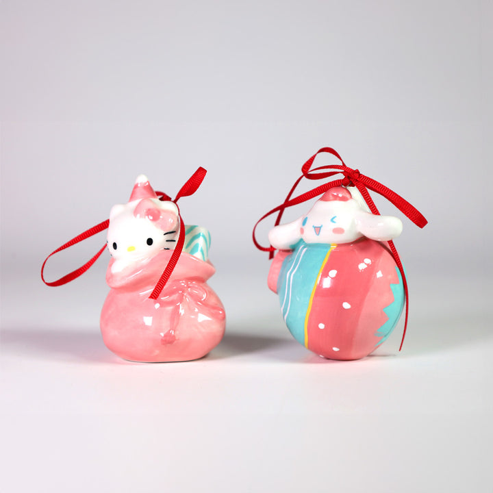 Hello Kitty and Cinnamoroll Ornament Set