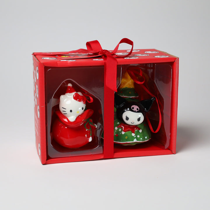 Hello Kitty and Kuromi Ornament Set