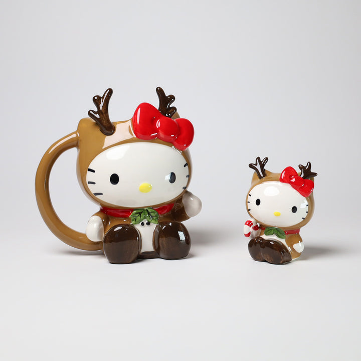 Hello Kitty Reindeer Mug and Figurine Set