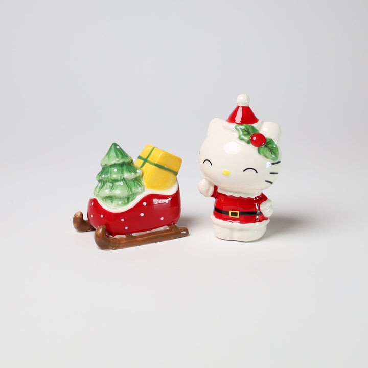 Hello Kitty and Sled Salt & Pepper Set