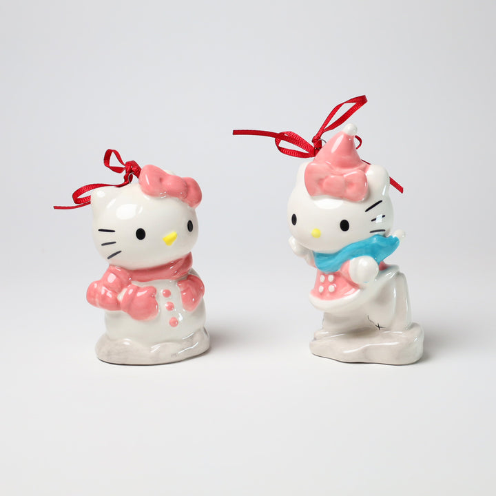 Hello Kitty Winter Play Ornament Set