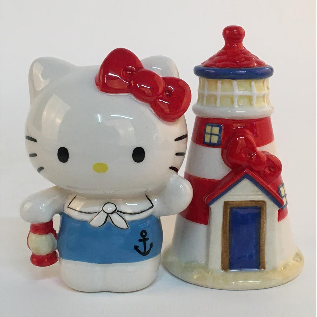 Clayworks Hello Kitty LightHouse Salt and Pepper set