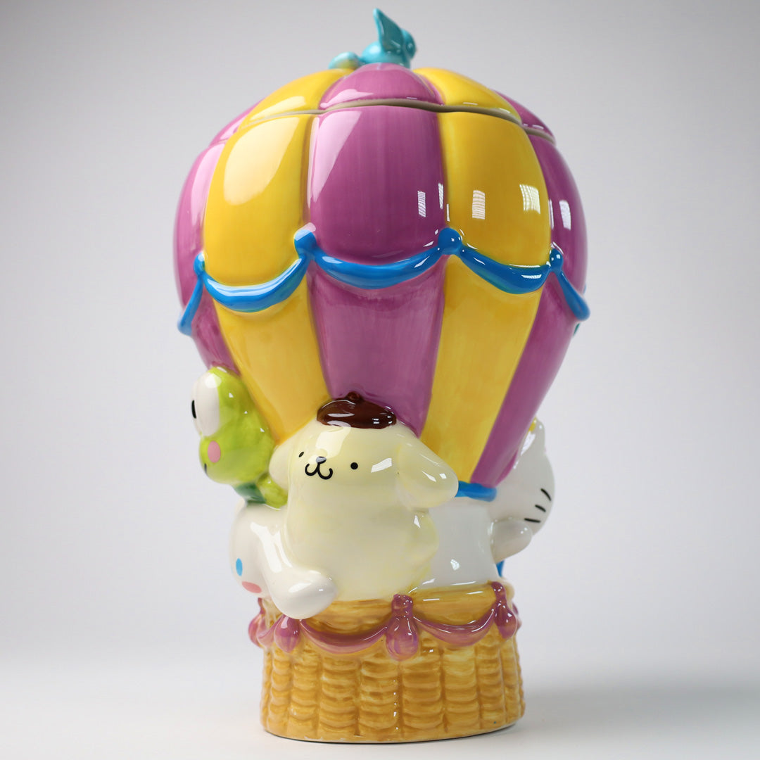 Hello Kitty and Chococat Hot Air Baloon Cookie Jar