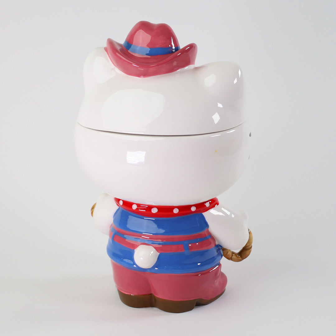 Blue Sky Clayworks Hello Kitty Cowgirl Cookie Jar - Thumbnail 3