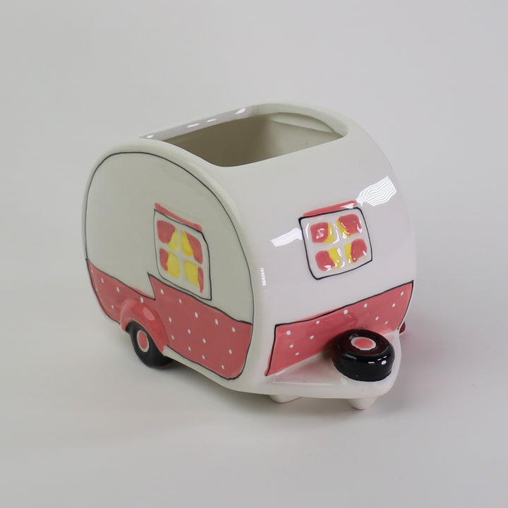 Hello Kitty Retro Camper Planter