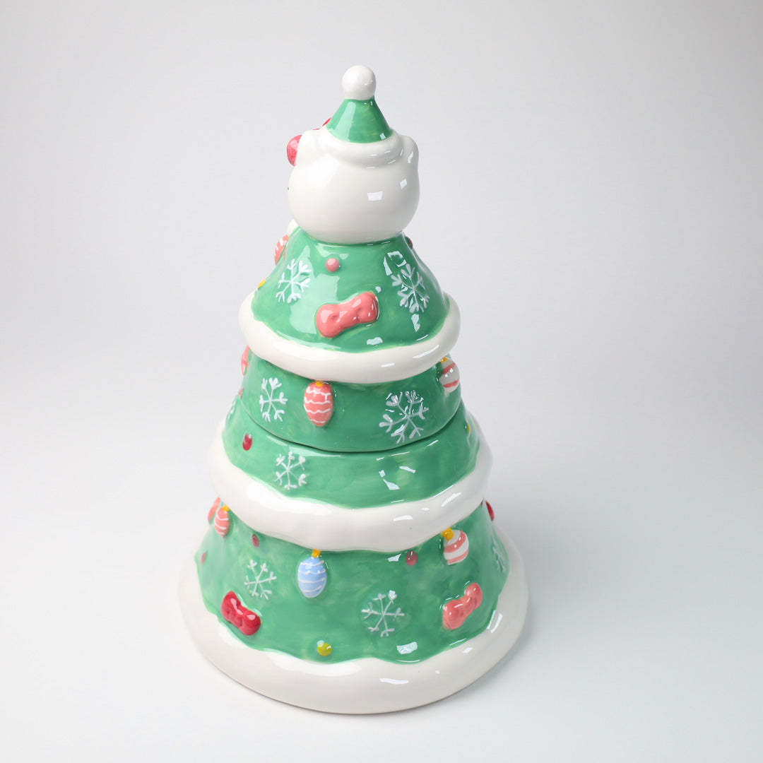 Hello Kitty Cookie Snack Jar Holiday Tree - Thumbnail 2