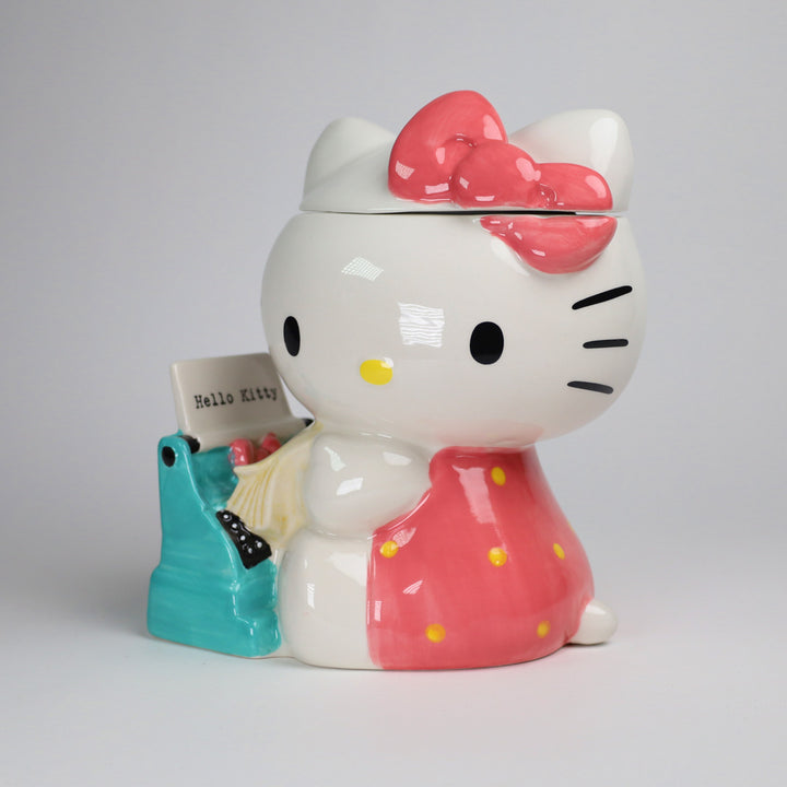 Hello Kitty Retro Typewriter Cookie Jar