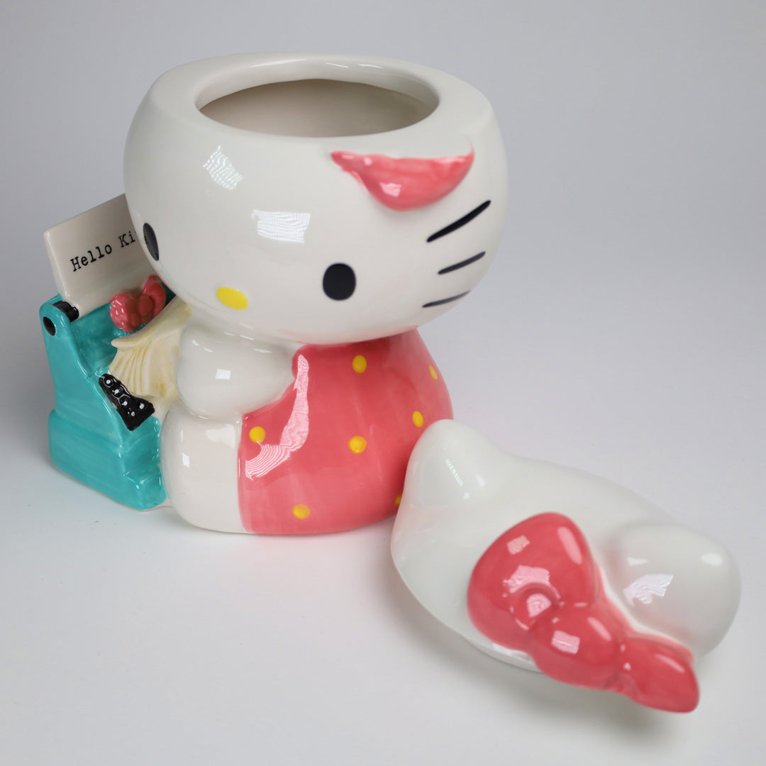 Hello Kitty Retro Typewriter Cookie Jar