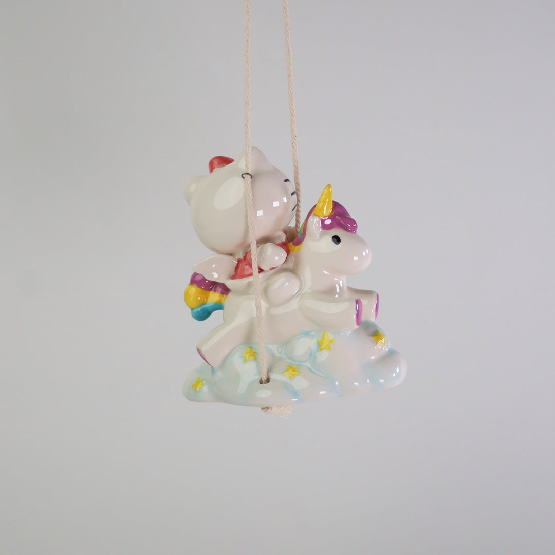 Hello Kitty Unicorn Dreams Garden Swinger