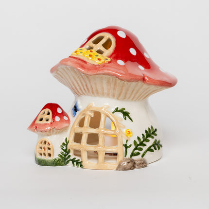 Clayworks Nesting Mushroom Candle House