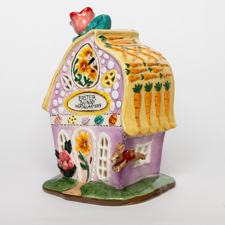 Clayworks Easter Bunny Headquarters Candle House