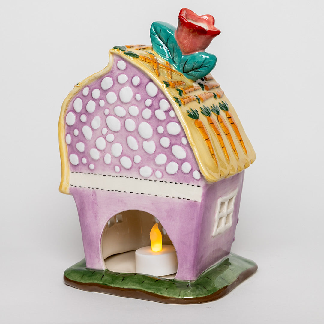 Clayworks Easter Bunny Headquarters Candle House