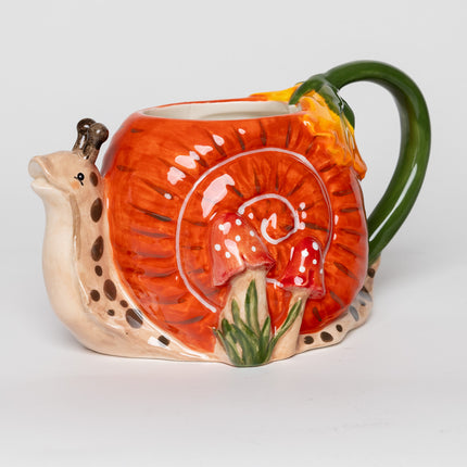 Clayworks Snail Figural Mug