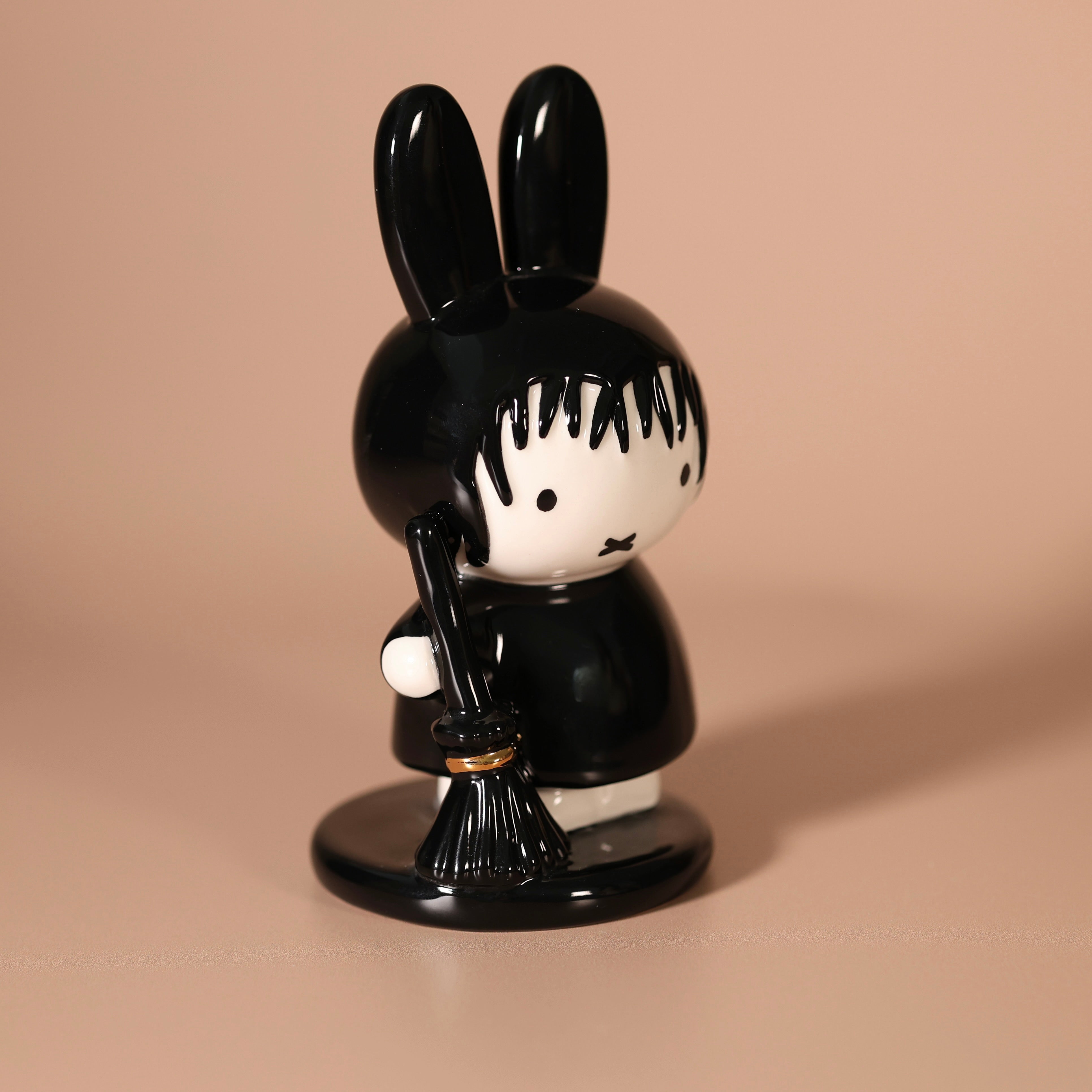 Miffy Witch Figurine with Real Gold