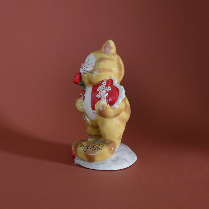 I Love You Meowy Much! Cat Figurine