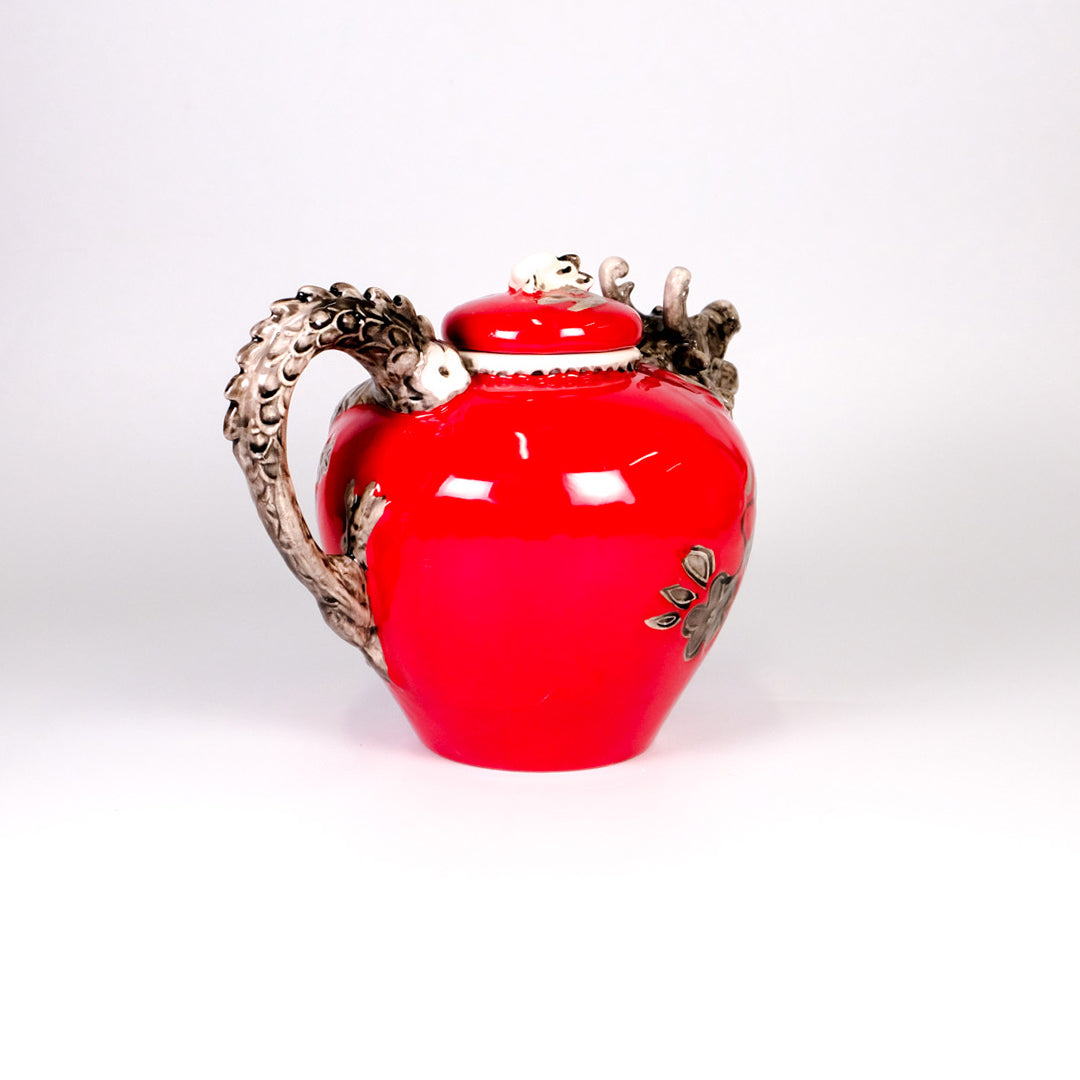 Clayworks Red Dragon Teapot