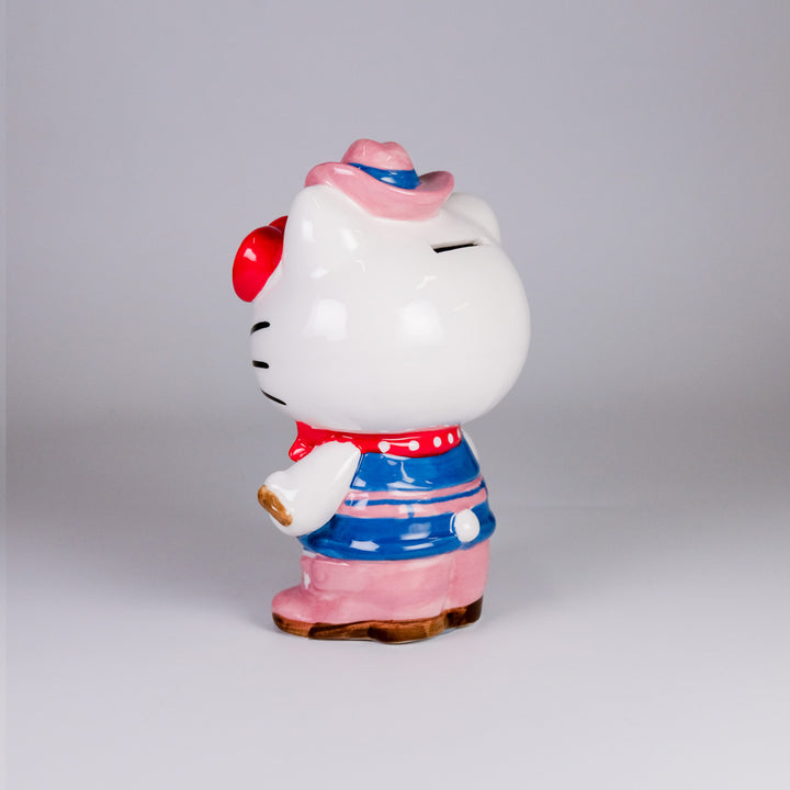 Hello Kitty Cowgirl Coin Bank