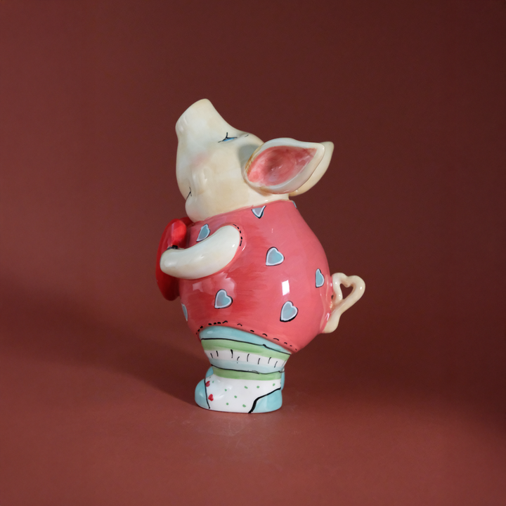 I Wuv You Piglet Figurine