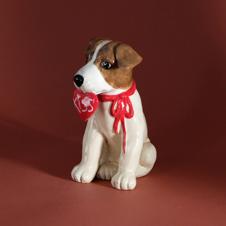 Love Doggy Kisses Figurine