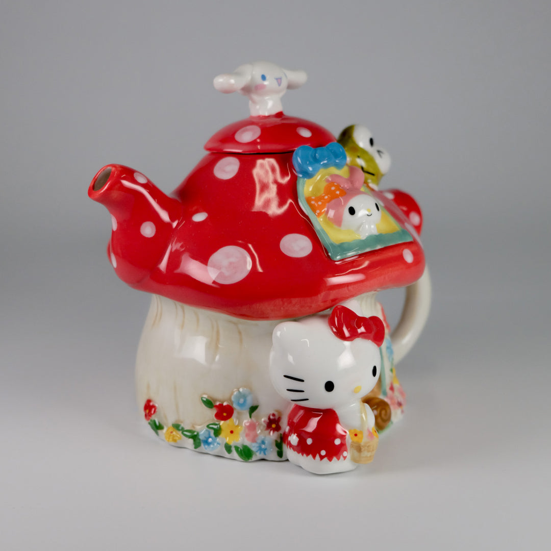 Hello Kitty and Friends Mushroom Teapot