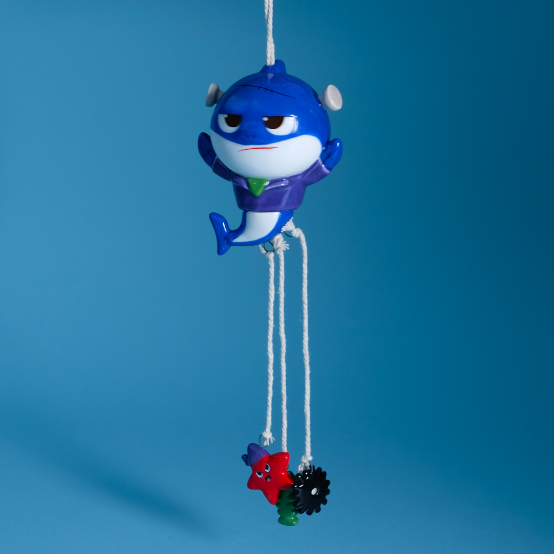 Daddy Sharkenstein Wind Chime