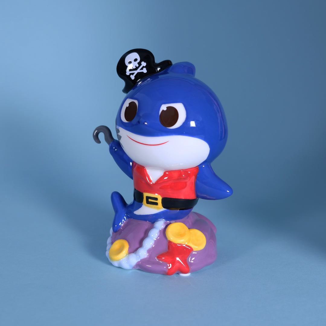 Daddy Shark Pirate Family Figurine