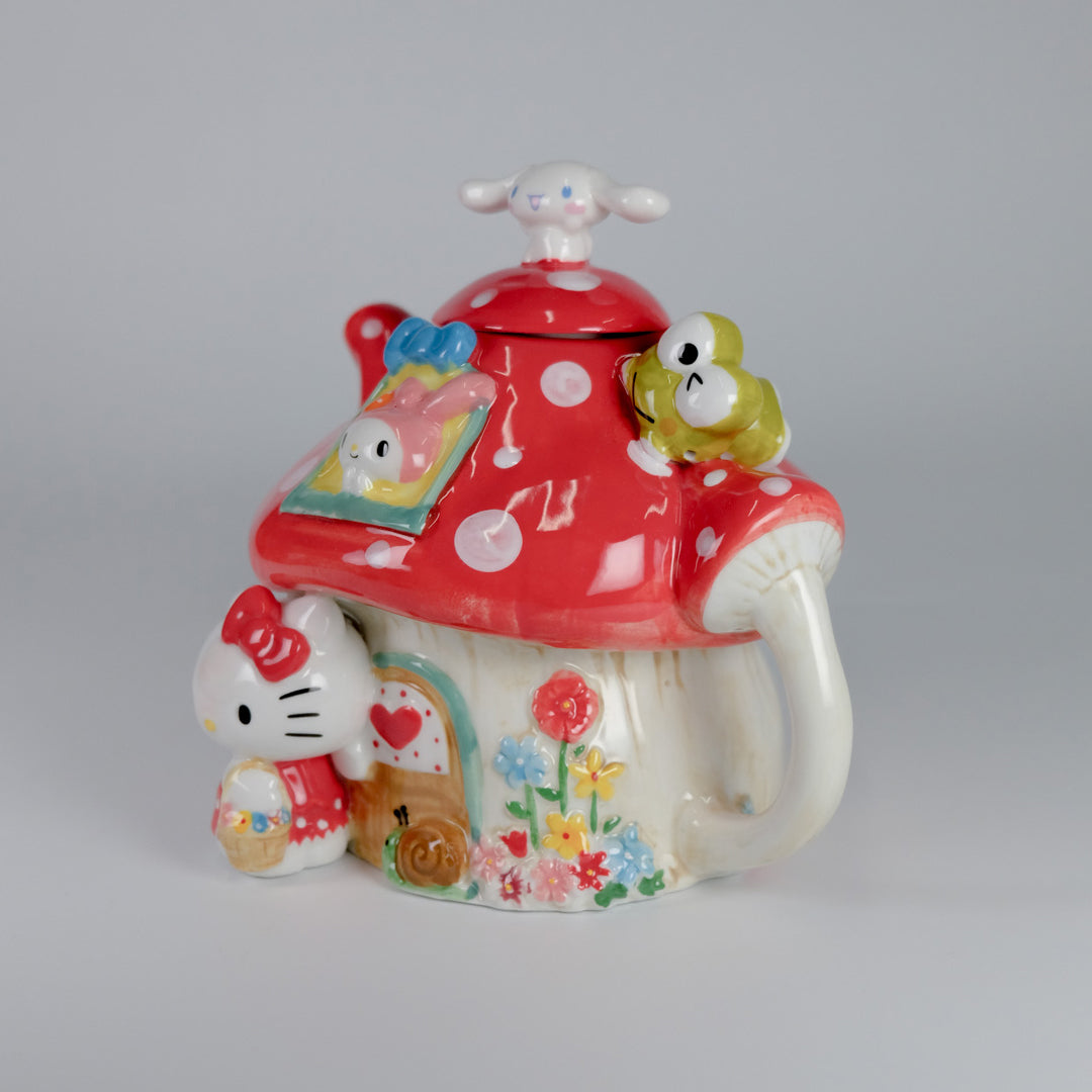 Hello Kitty and Friends Mushroom Teapot