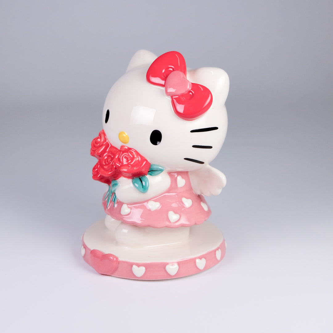 Hello Kitty Red Rose Bouquet Figurine