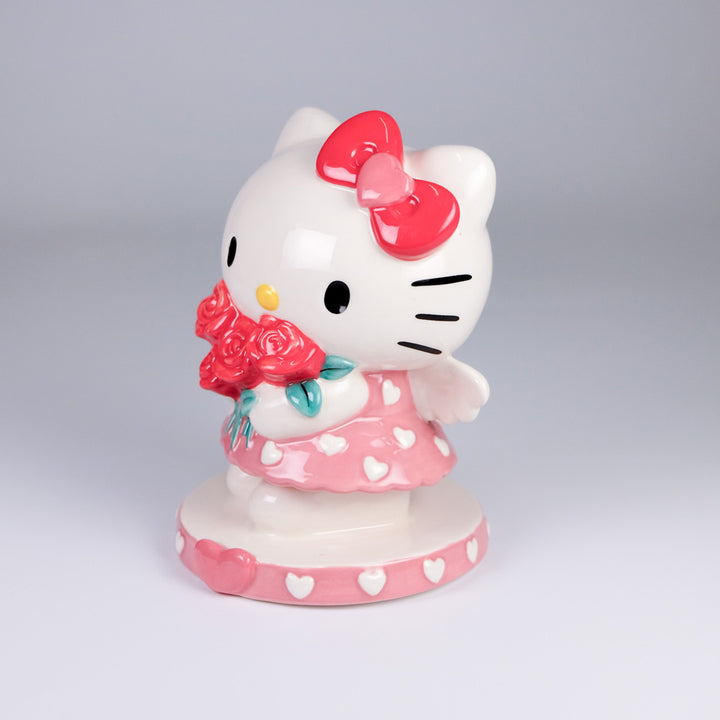 Hello Kitty Red Rose Bouquet Figurine