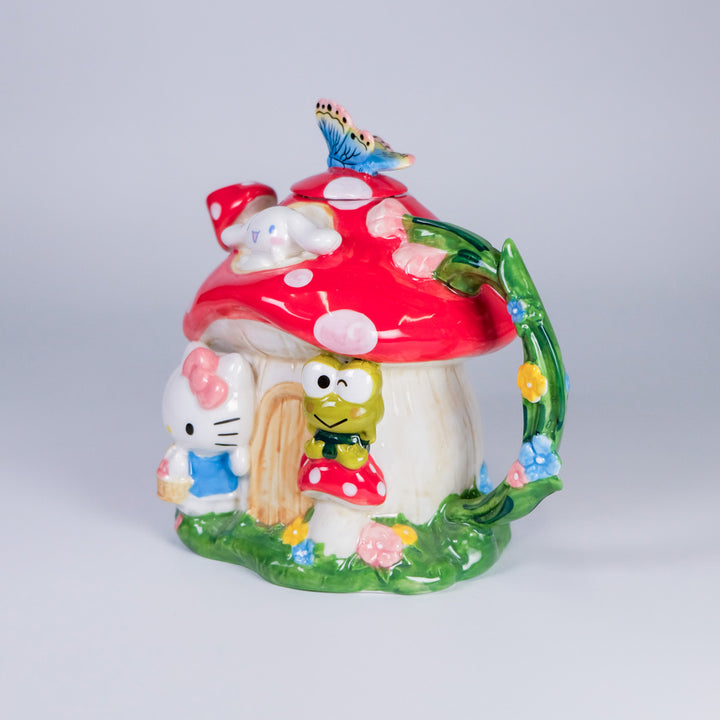 Hello Kitty and Friends Mushroom House Teapot