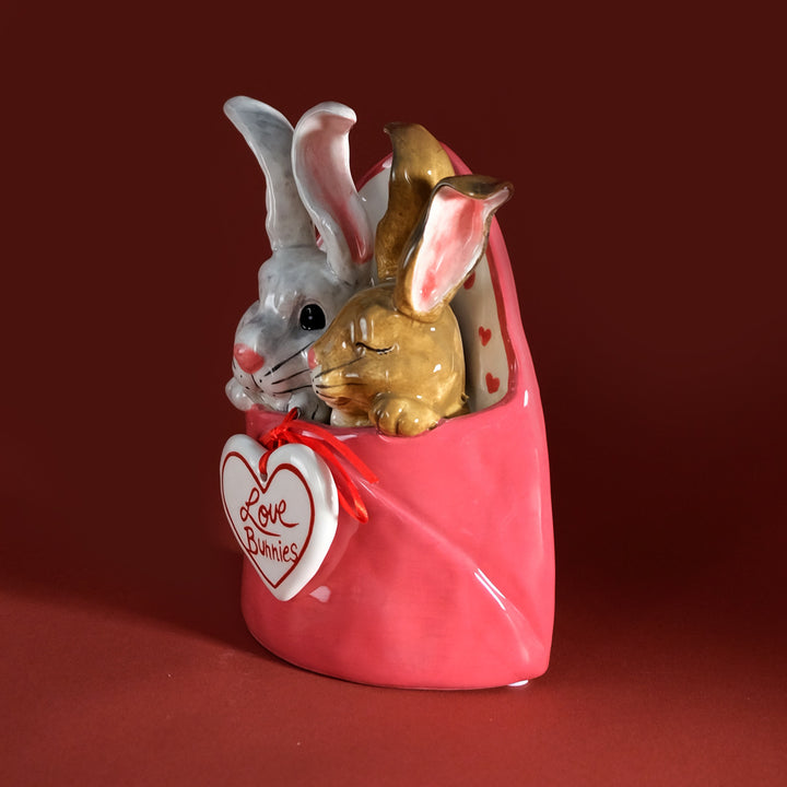 Love Bunnies Envelope Figurine