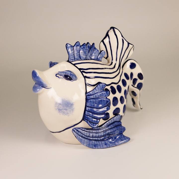 Delft Fish Figurine