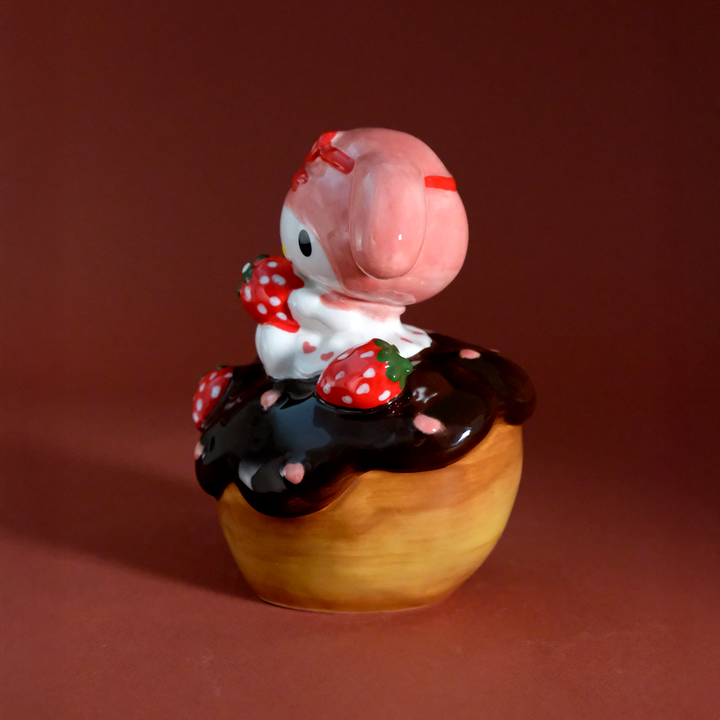 My Melody Strawberry Donut Figurine