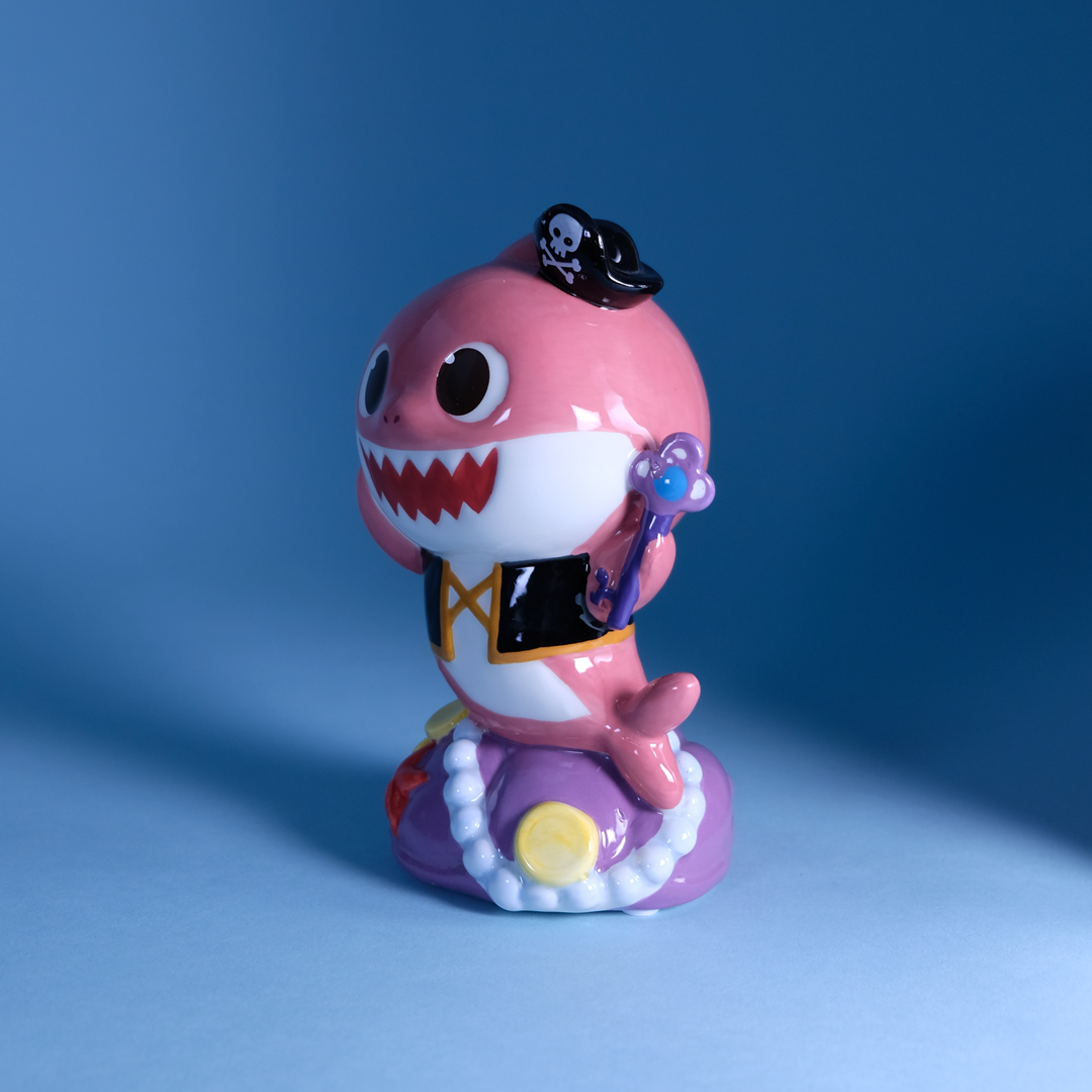 Mommy Shark Pirate Family Figurine