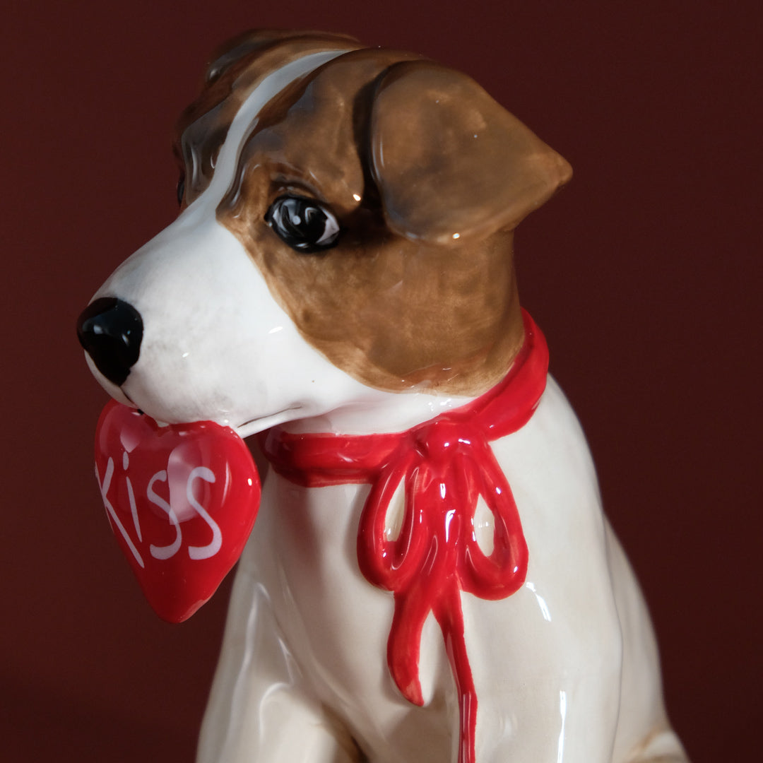 Love Doggy Kisses Figurine