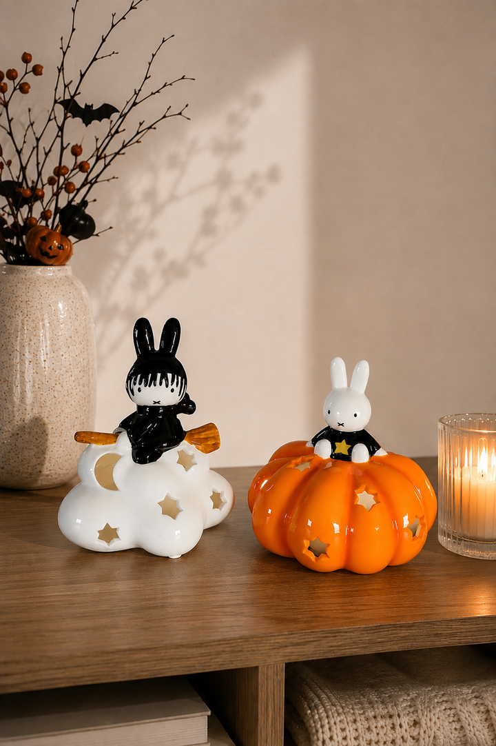 Halloween Miffy Pumpkin Candle House