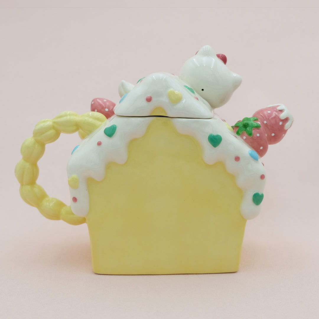 Hello Kitty and Friends Strawberry House Teapot