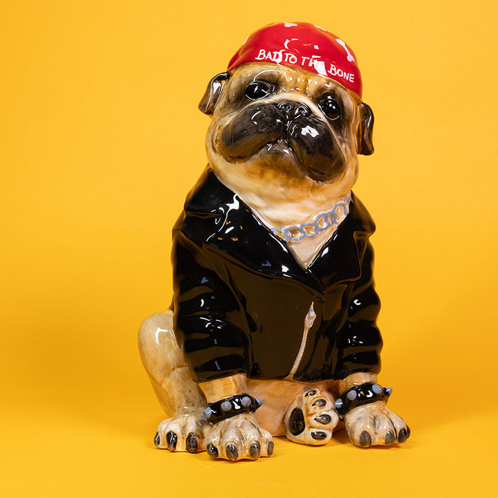 Clayworks Pug Halloween costume figurine