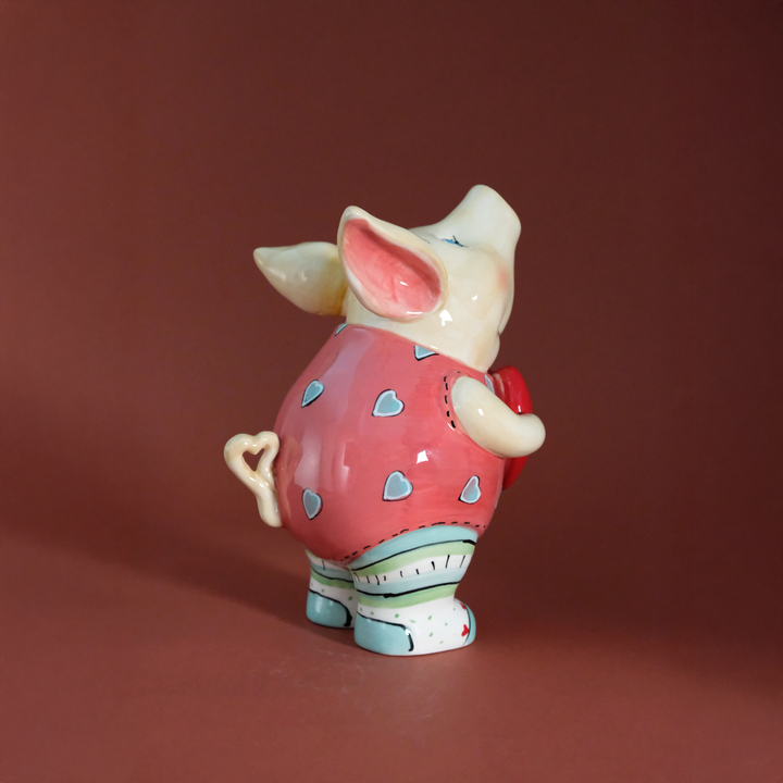 I Wuv You Piglet Figurine
