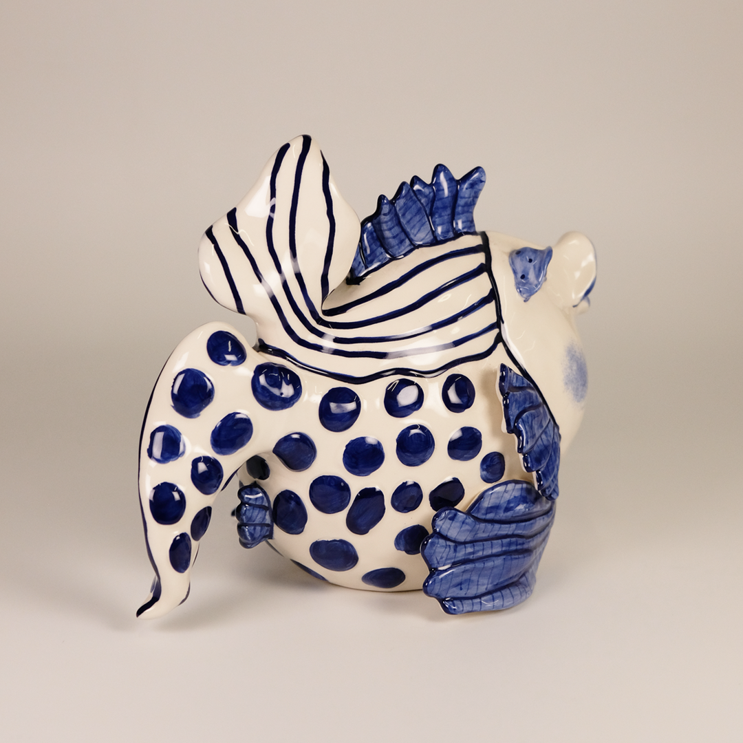 Delft Fish Figurine