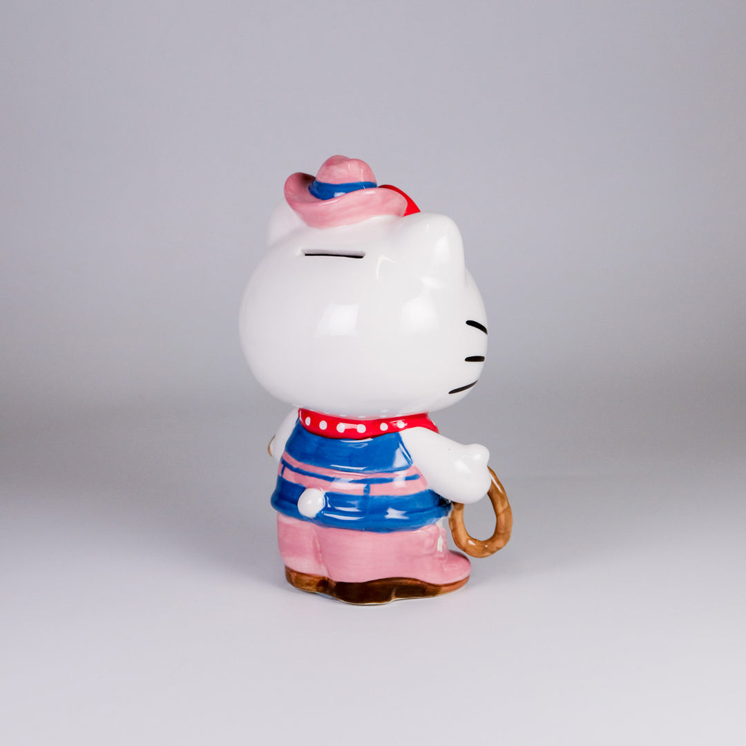 Hello Kitty Cowgirl Coin Bank