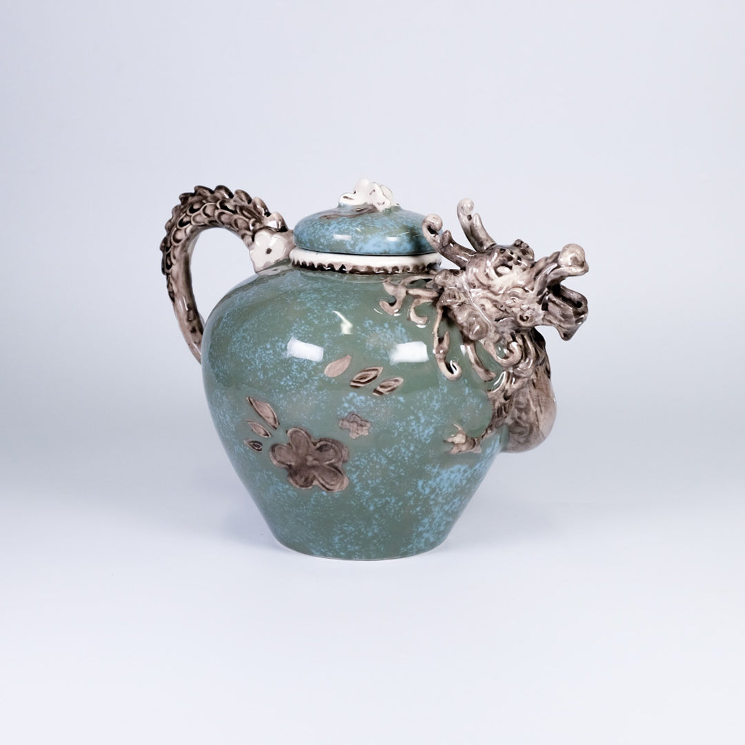 Clayworks Green Dragon Teapot