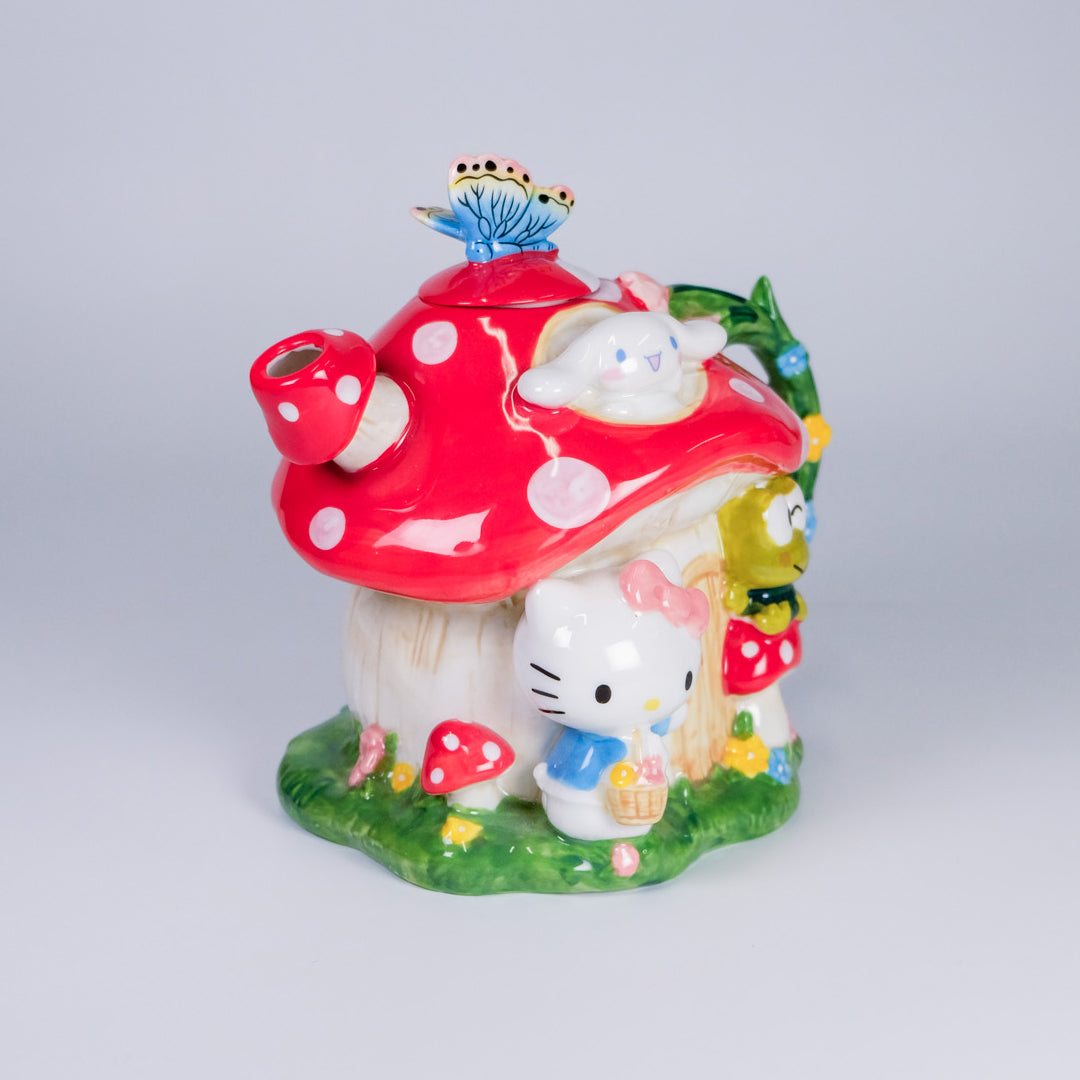 Hello Kitty and Friends Mushroom House Teapot