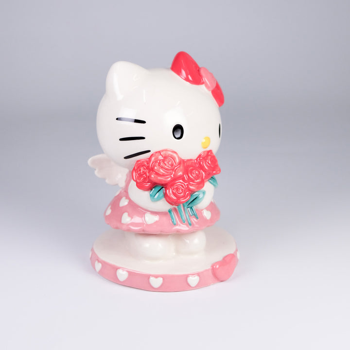 Hello Kitty Red Rose Bouquet Figurine