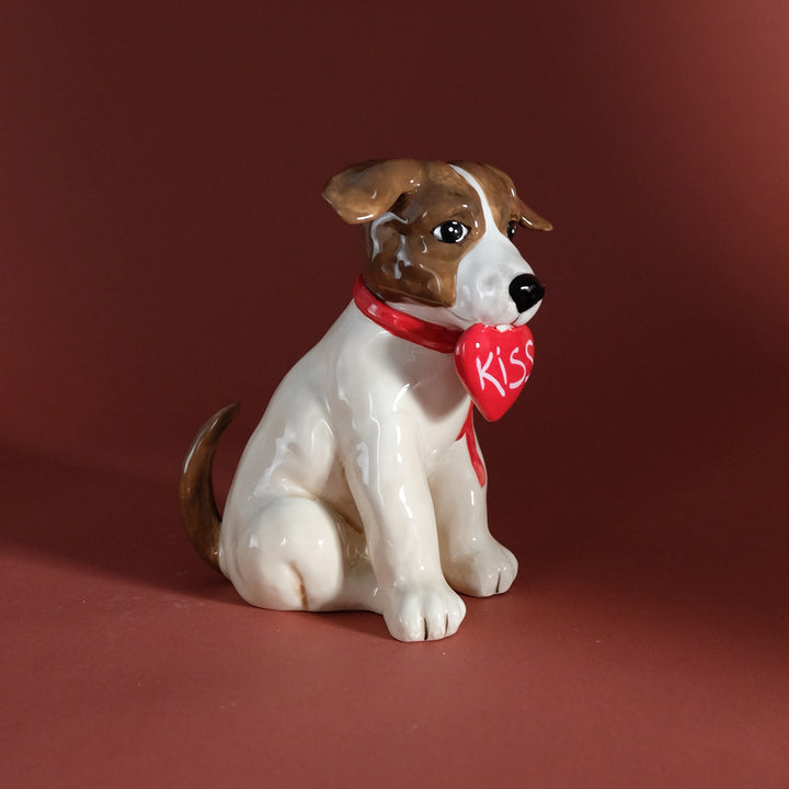 Love Doggy Kisses Figurine