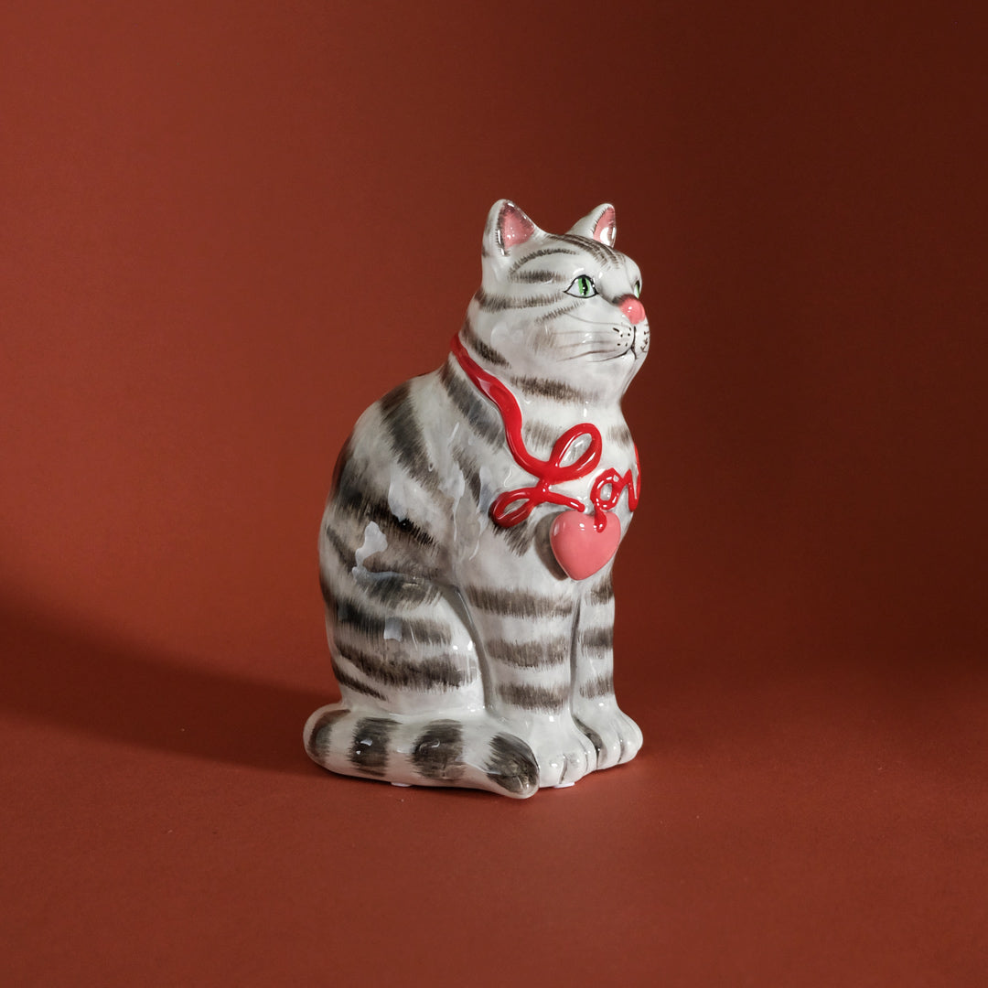 Love Cat Figurine