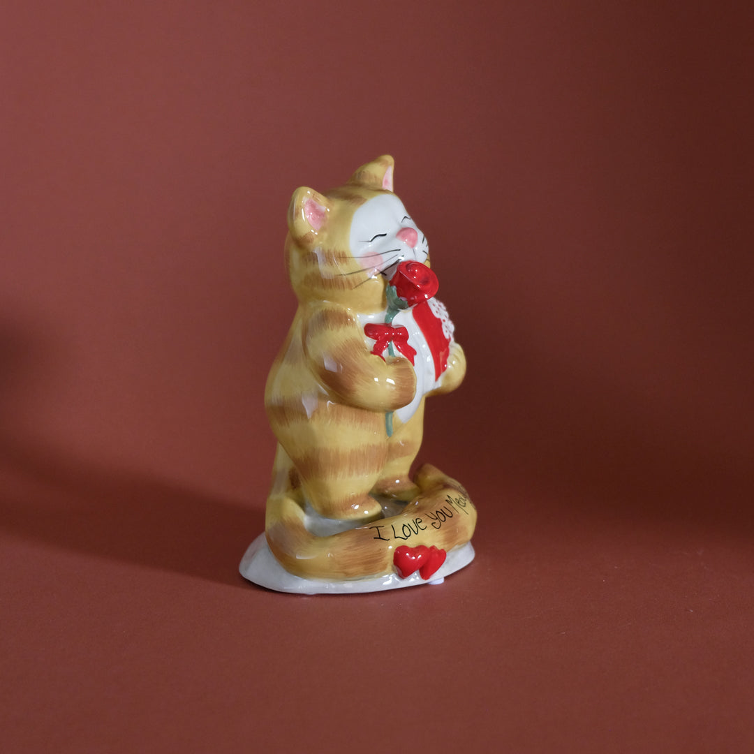 I Love You Meowy Much! Cat Figurine