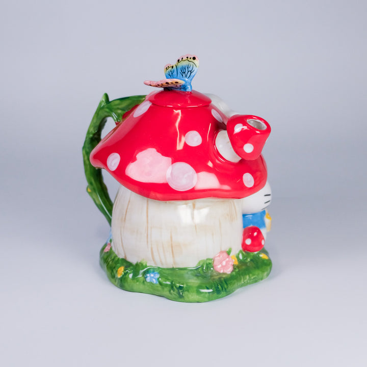 Hello Kitty and Friends Mushroom House Teapot
